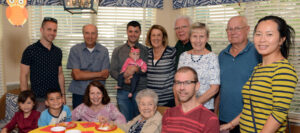 Resident Ruth Boyle had plenty of family to celebrate with during Grandparents Day at Allerton House at Central Park in Weymouth.